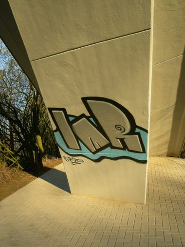 Graffiti Bombing in Osnabrück - Photo by Nameless - IMR (2009)