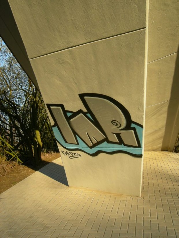 Graffiti Bombing in Osnabrück - Photo by Nameless - IMR (2009)