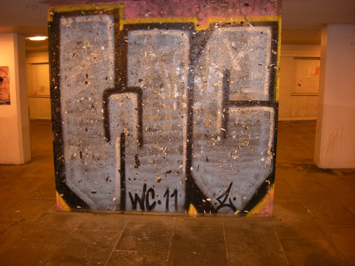 Graffiti Bombing in Bergen - Photo by Nameless - WC (2011)