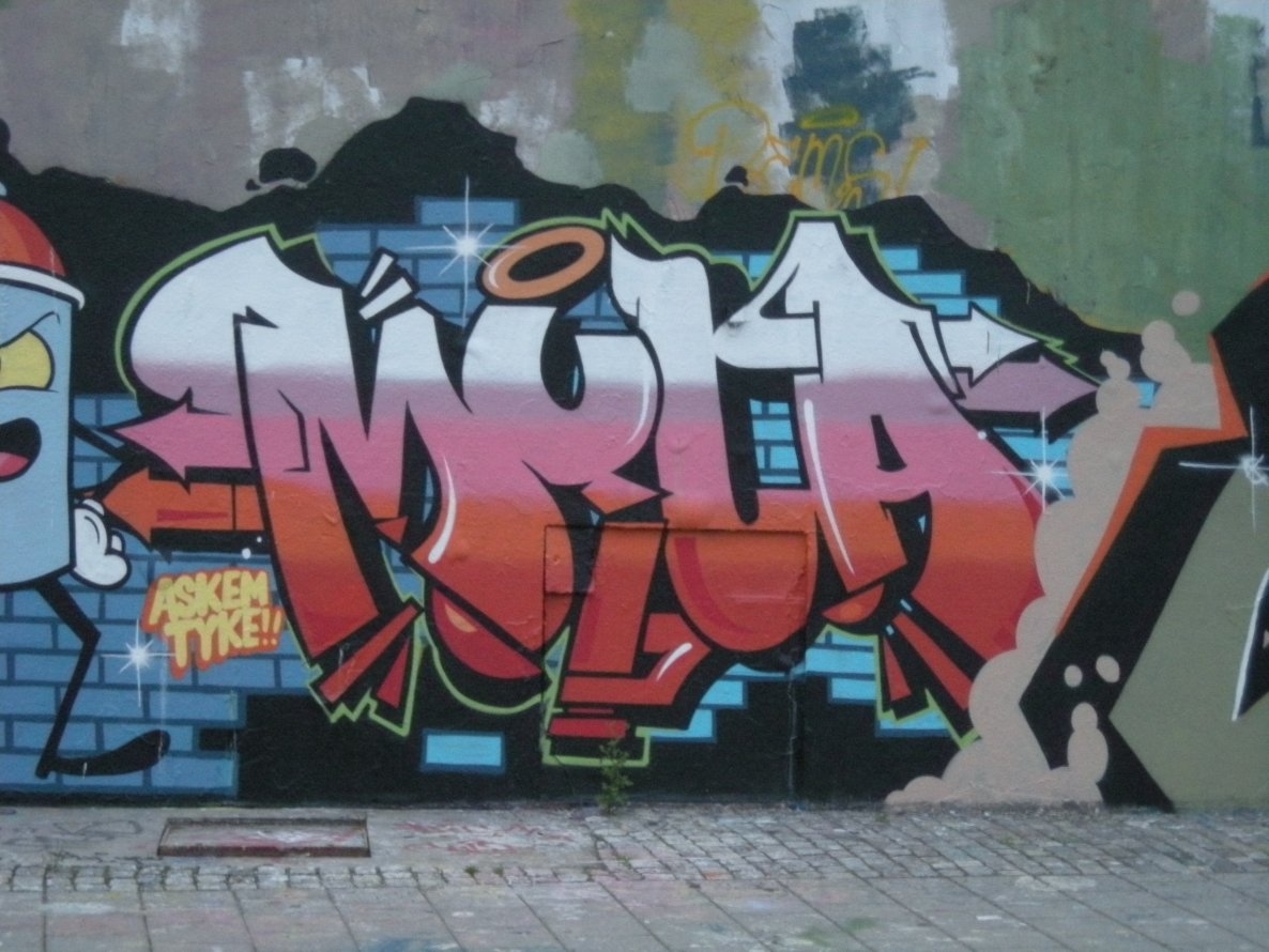 Graffiti Wall in Bergen - Photo by Nameless - MYLA (2013)