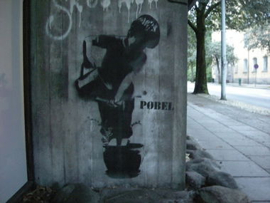 Graffiti Street Art in Bergen - Photo by Nameless - PÖBEL