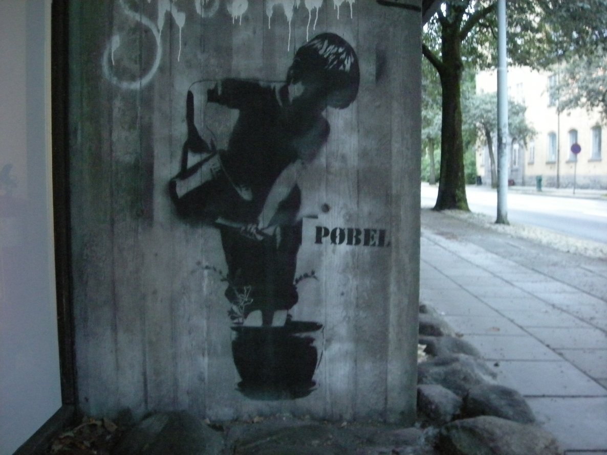 Graffiti Street Art in Bergen - Photo by Nameless - PÖBEL