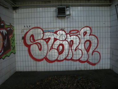 Graffiti Bombing in Flensburg - Photo by Nameless - STONR