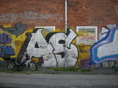 Graffiti Wall in Copenhagen - Photo by Nameless - AS