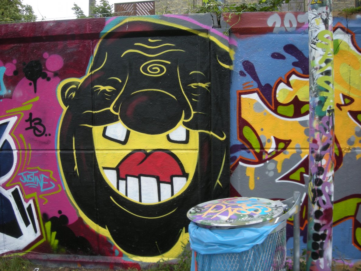 Graffiti Wall in Copenhagen - Photo by Nameless (2013)