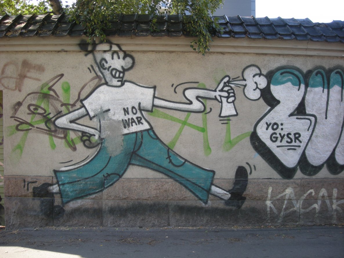 Graffiti Wall in Oslo - Photo by Nameless