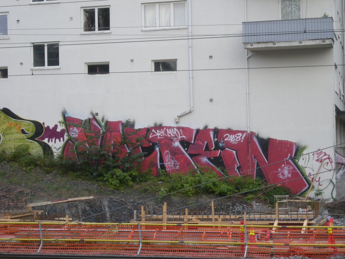 Graffiti Wall in Oslo - Photo by Nameless