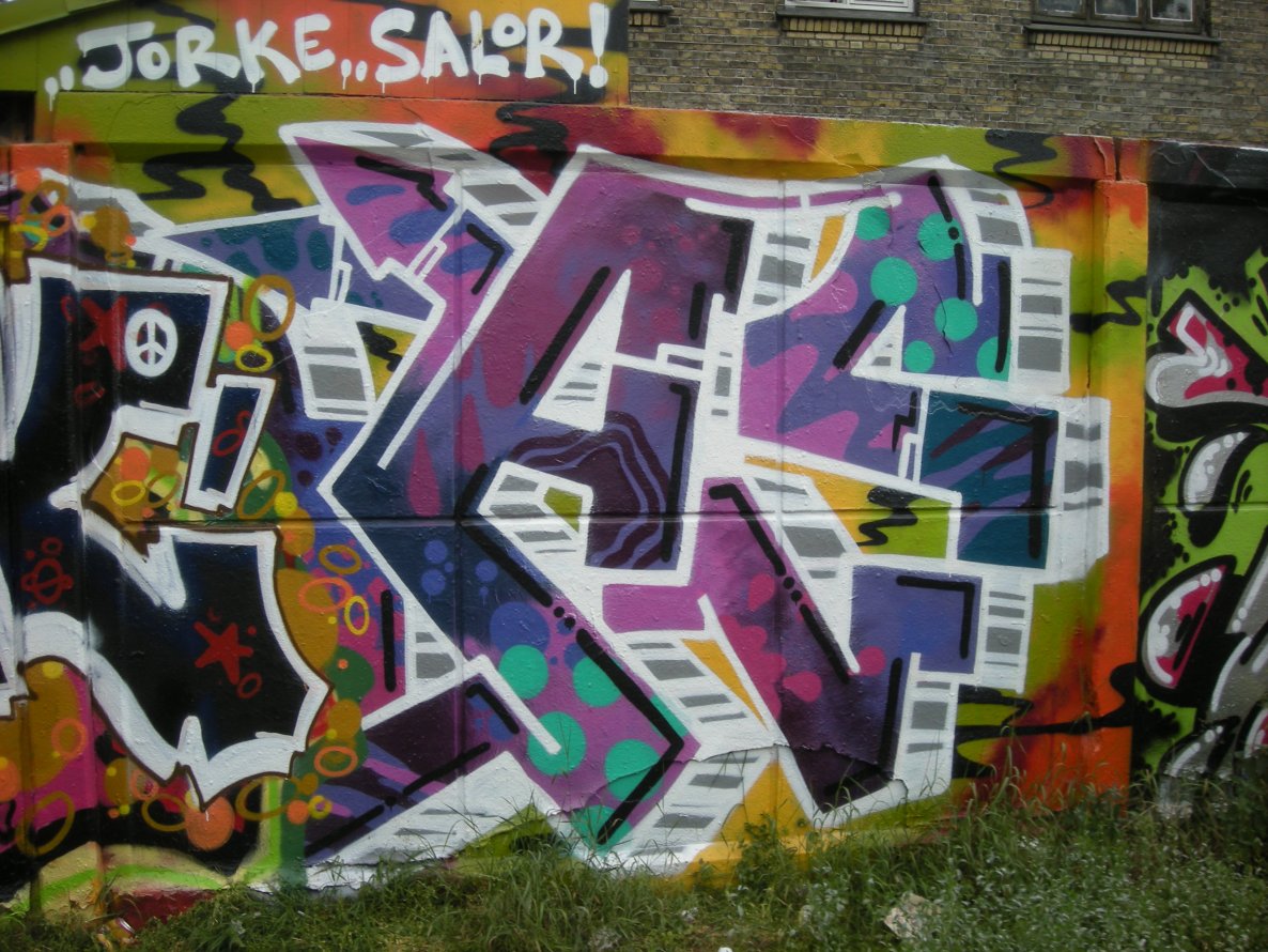 Graffiti Wall in Copenhagen - Photo by Nameless - AS (2013)