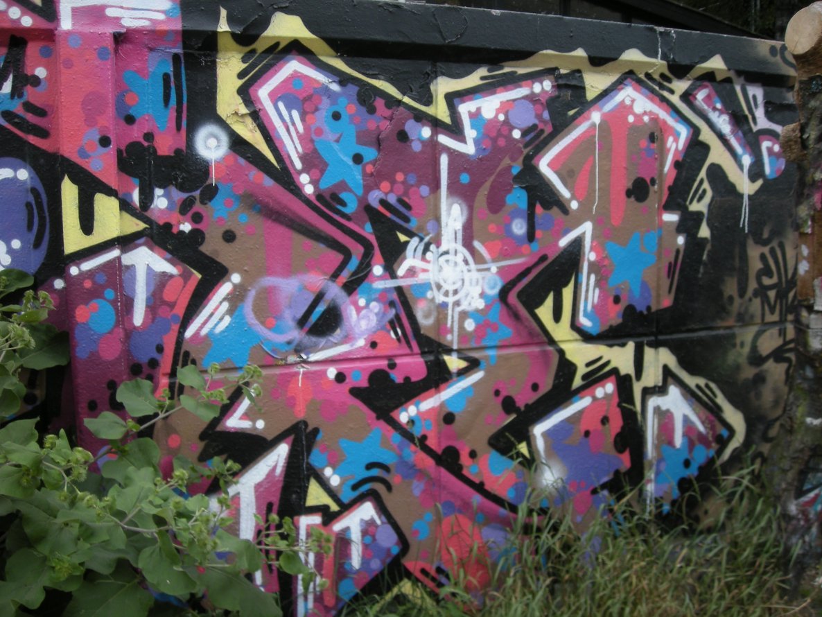 Graffiti Wall in Copenhagen - Photo by Nameless