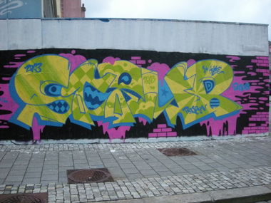 Graffiti Wall in Bergen - Photo by Nameless (2013)