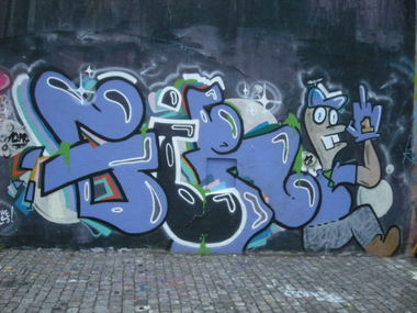 Graffiti Wall in Bergen - Photo by Nameless (2013)