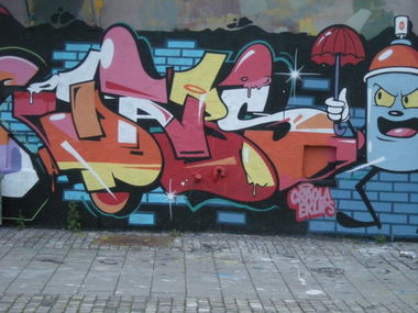 Graffiti Wall in Bergen - Photo by Nameless - DABS (2013)