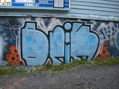 Graffiti Wall in Bergen - Photo by Nameless - BRIK (2009)