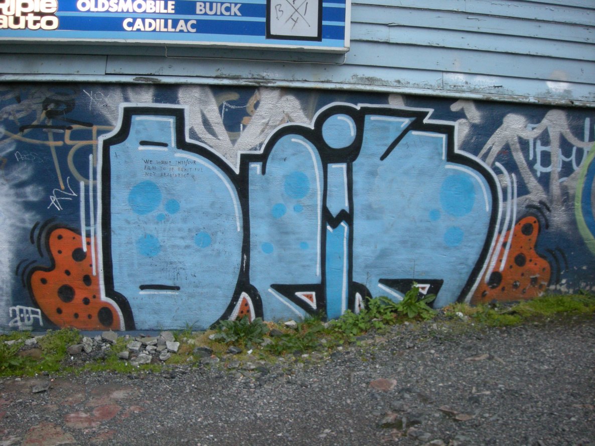 Graffiti Wall in Bergen - Photo by Nameless - BRIK (2009)