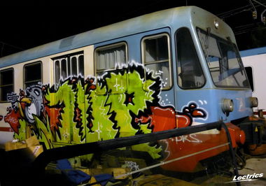 Graffiti Train in Niederdorla - Photo by Nameless - 1UP