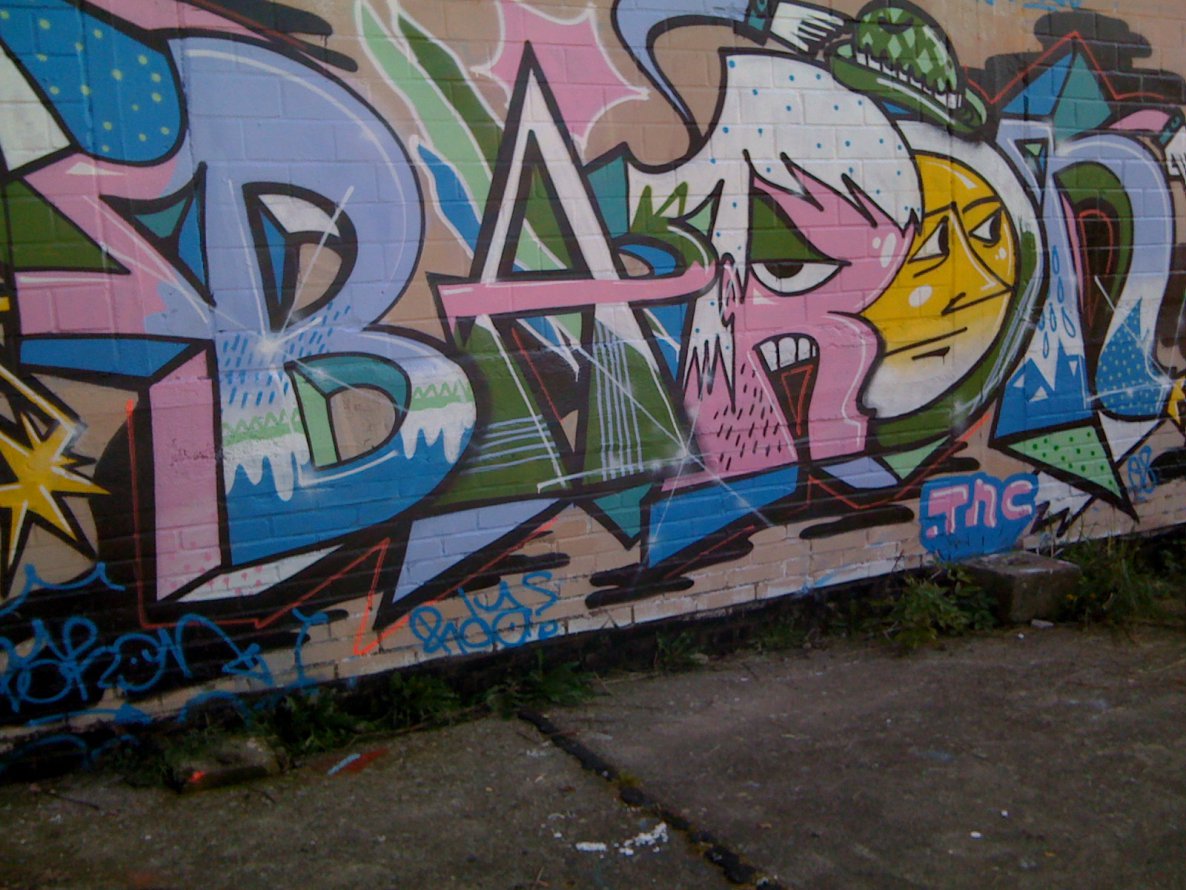 Graffiti Wall in Osnabrück - Photo by Nameless - BARON, TNC (2008)