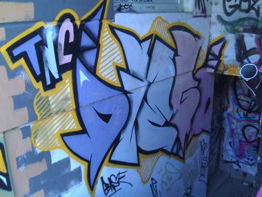 Graffiti Wall in Osnabrück - Photo by Nameless - DIEGO, TNC (2008)