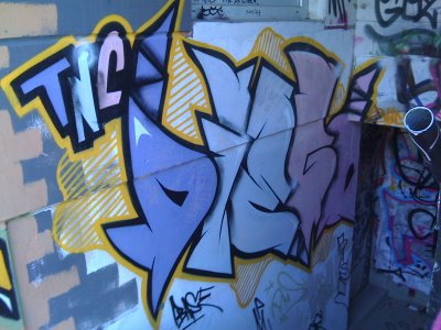 Graffiti Wall in Osnabrück - Photo by Nameless - DIEGO, TNC (2008)