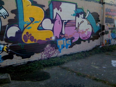 Graffiti Wall in Osnabrück - Photo by Nameless - RÄTSEL, TNC (2008)