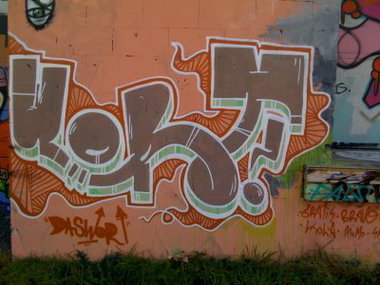 Graffiti Wall in Osnabrück - Photo by Nameless - WORT (2008)