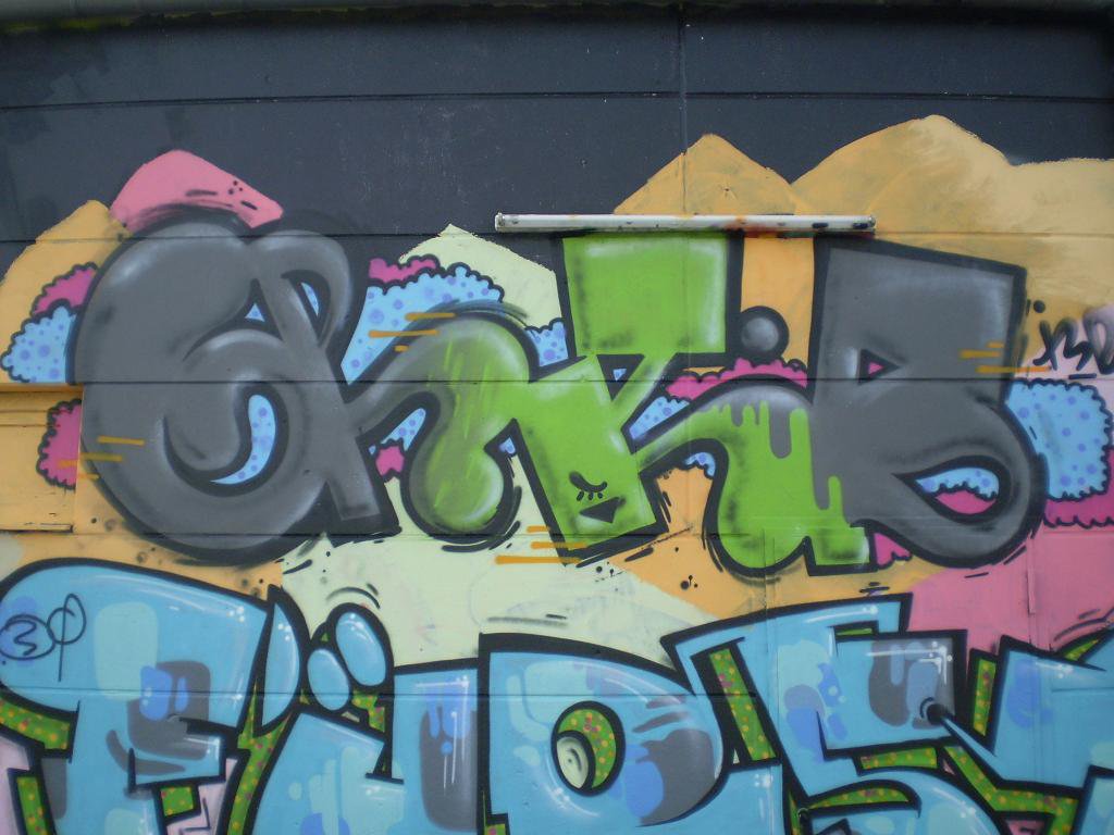 Graffiti Wall in Osnabrück - Photo by Nameless - GRATIS, IMR (2009)