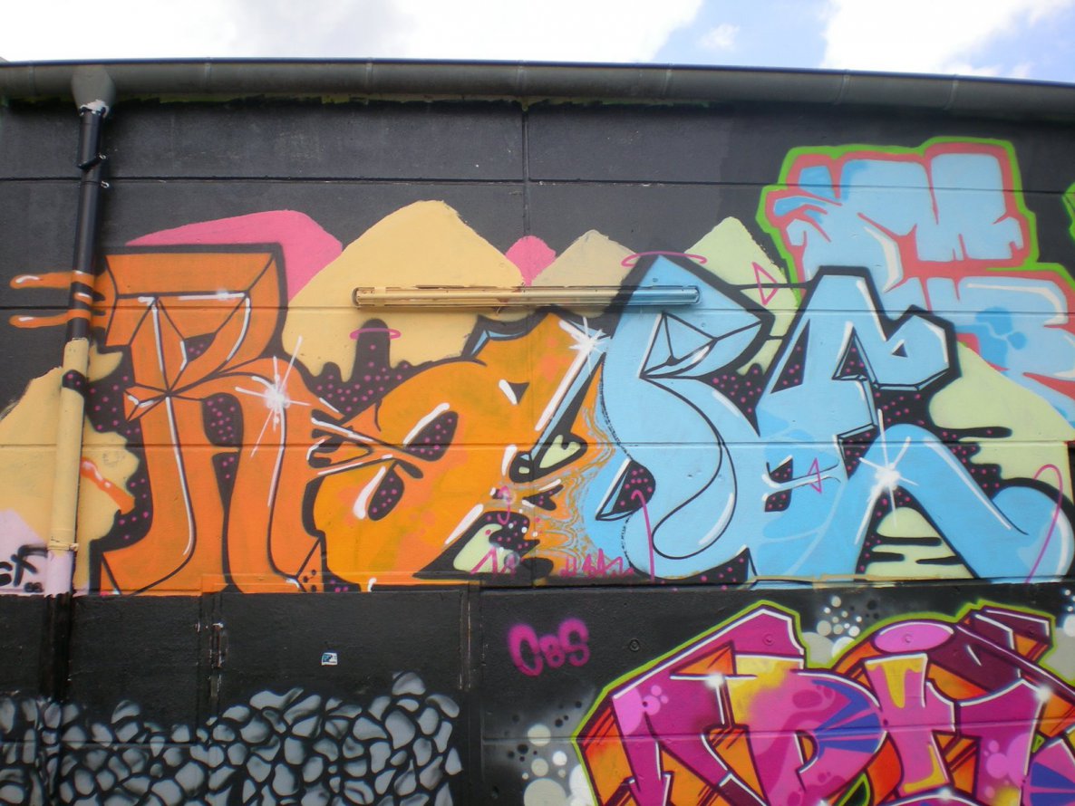 Graffiti Wall in Osnabrück - Photo by Nameless - RABE, IMR (2009)