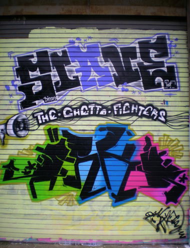 Graffiti Wall in Osnabrück - Photo by Nameless - SLAVE, TGF (2009)