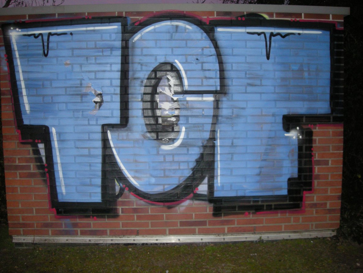 Graffiti Wall in Osnabrück - Photo by Nameless - TGF (2013)