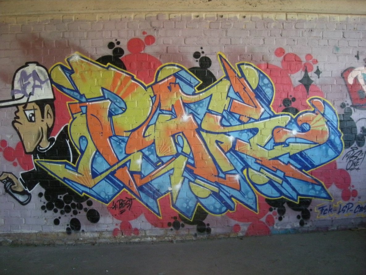 Graffiti Wall in Osnabrück - Photo by Nameless - PAS