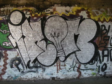 Graffiti Bombing in Osnabrück - Photo by Nameless - IKON, ABM (2014)