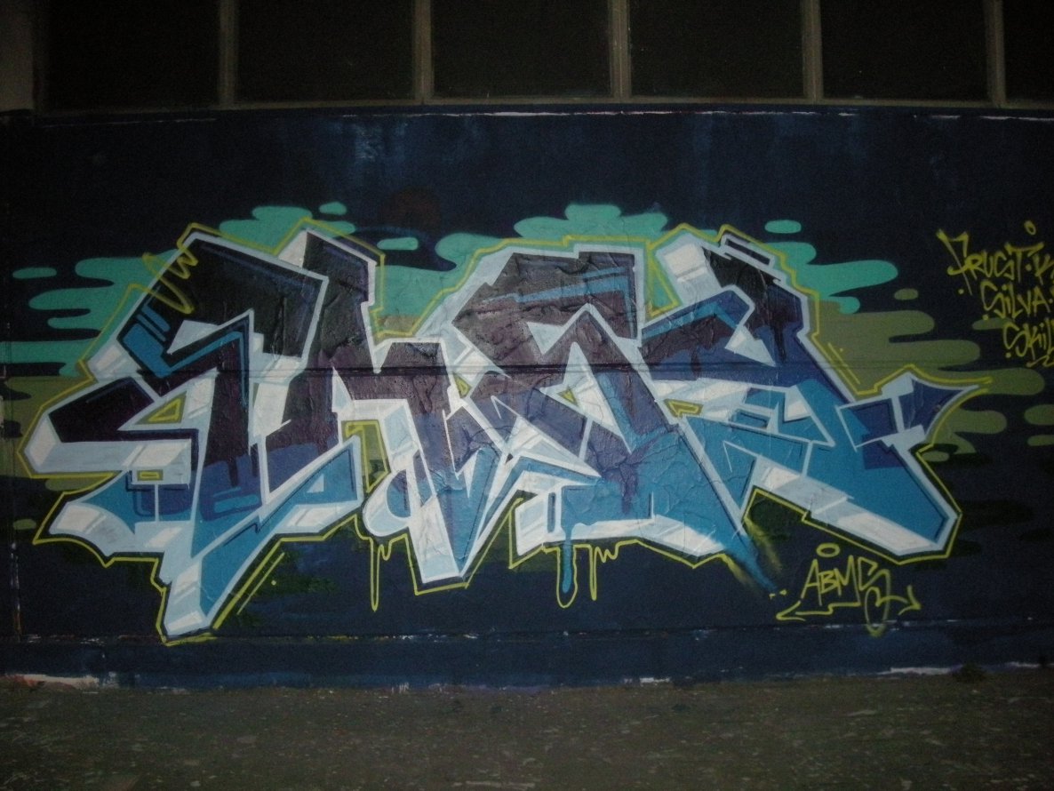 Graffiti Wall in Münster - Photo by Nameless - AMSY, ABM, BMS (2014)
