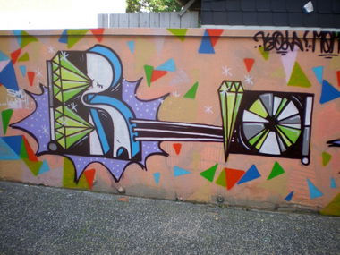 Graffiti Wall in Osnabrück - Photo by Nameless - BRAVO, IMR (2008)