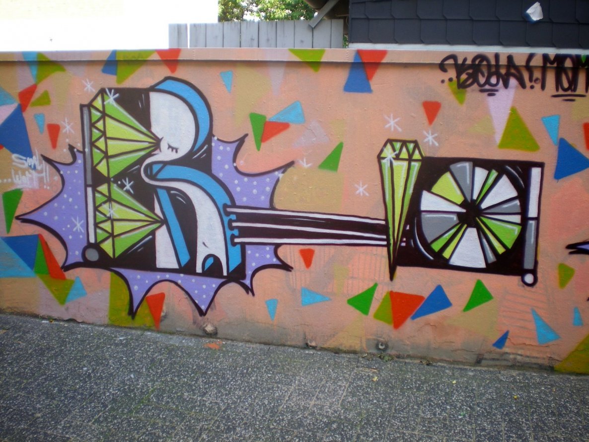 Graffiti Wall in Osnabrück - Photo by Nameless - BRAVO, IMR (2008)