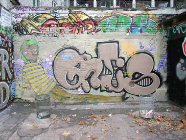 Graffiti Wall in Osnabrück - Photo by Nameless - GRATIS, IMR (2008)