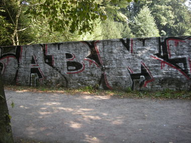 Graffiti Bombing in Osnabrück - Photo by Nameless - ABM (2014)
