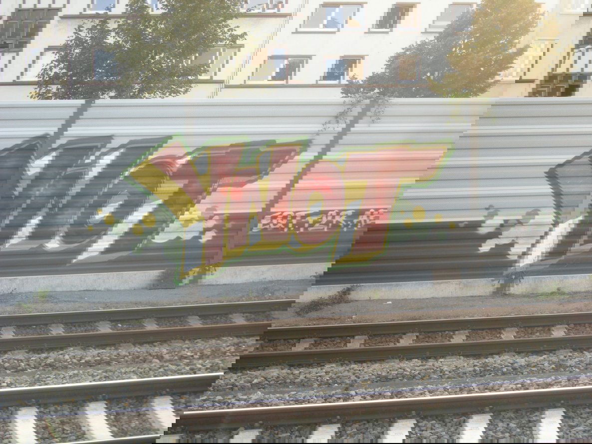 Graffiti Wall in Osnabrück - Photo by Nameless - YNOT, ABM, T2R (2013)