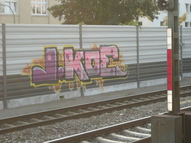 Graffiti Wall in Osnabrück - Photo by Nameless - JKOE, JACKO, ABM (2013)