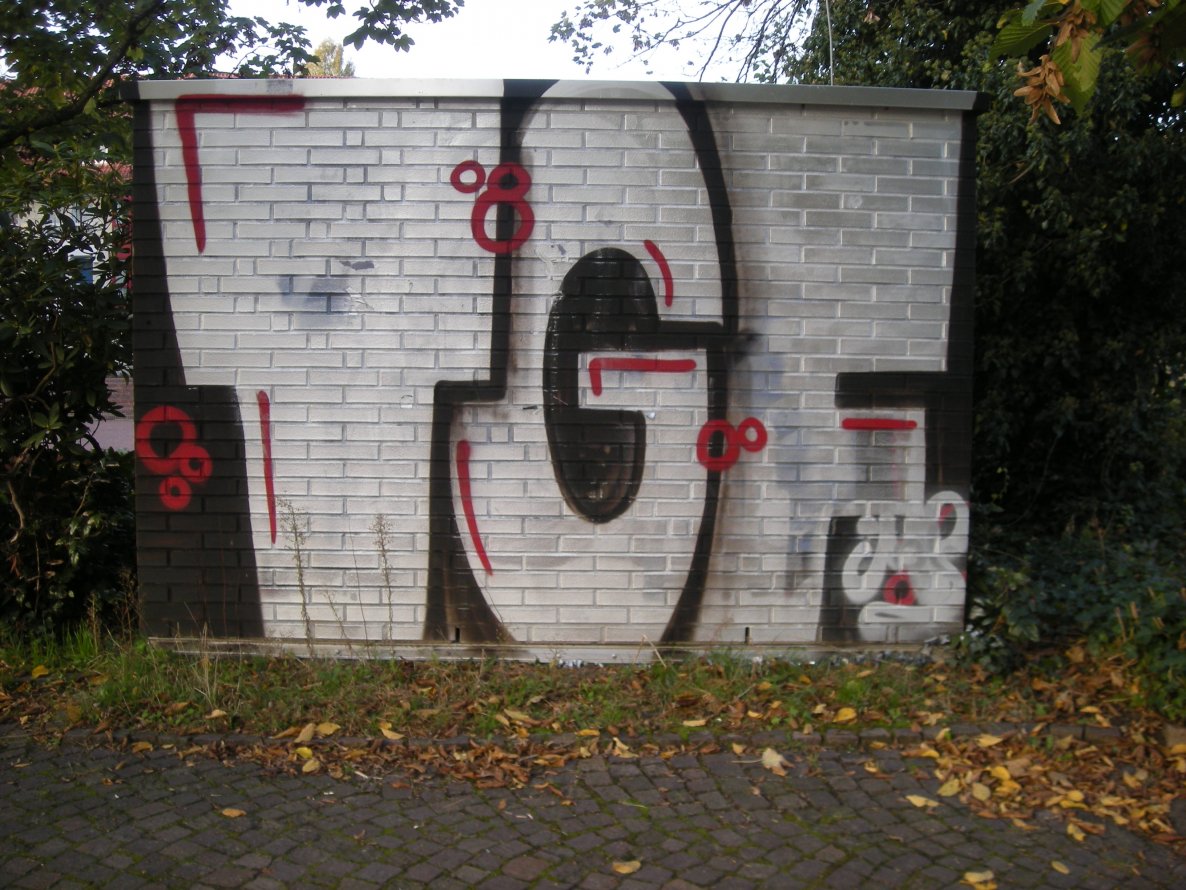 Graffiti Bombing in Osnabrück - Photo by Nameless - TGF (2014)