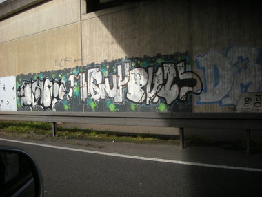Graffiti Bombing - Photo by Nameless