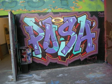 Graffiti Wall in Leipzig - Photo by Nameless - POSA (2014)