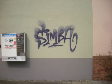 Graffiti Artwork in Osnabrück - Photo by Nameless - SIMBA, ABM (2015)