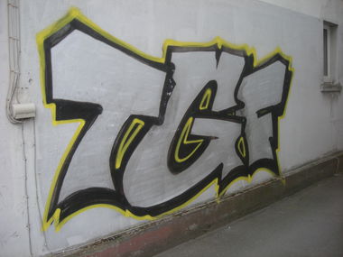 Graffiti Bombing in Eversburger platz - Photo by Nameless - TGF (2014)
