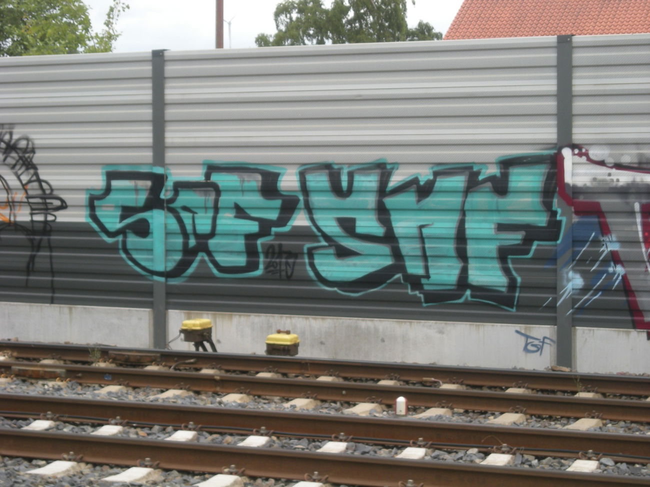 Graffiti Bombing in Osnabrück - Photo by Nameless - SNF