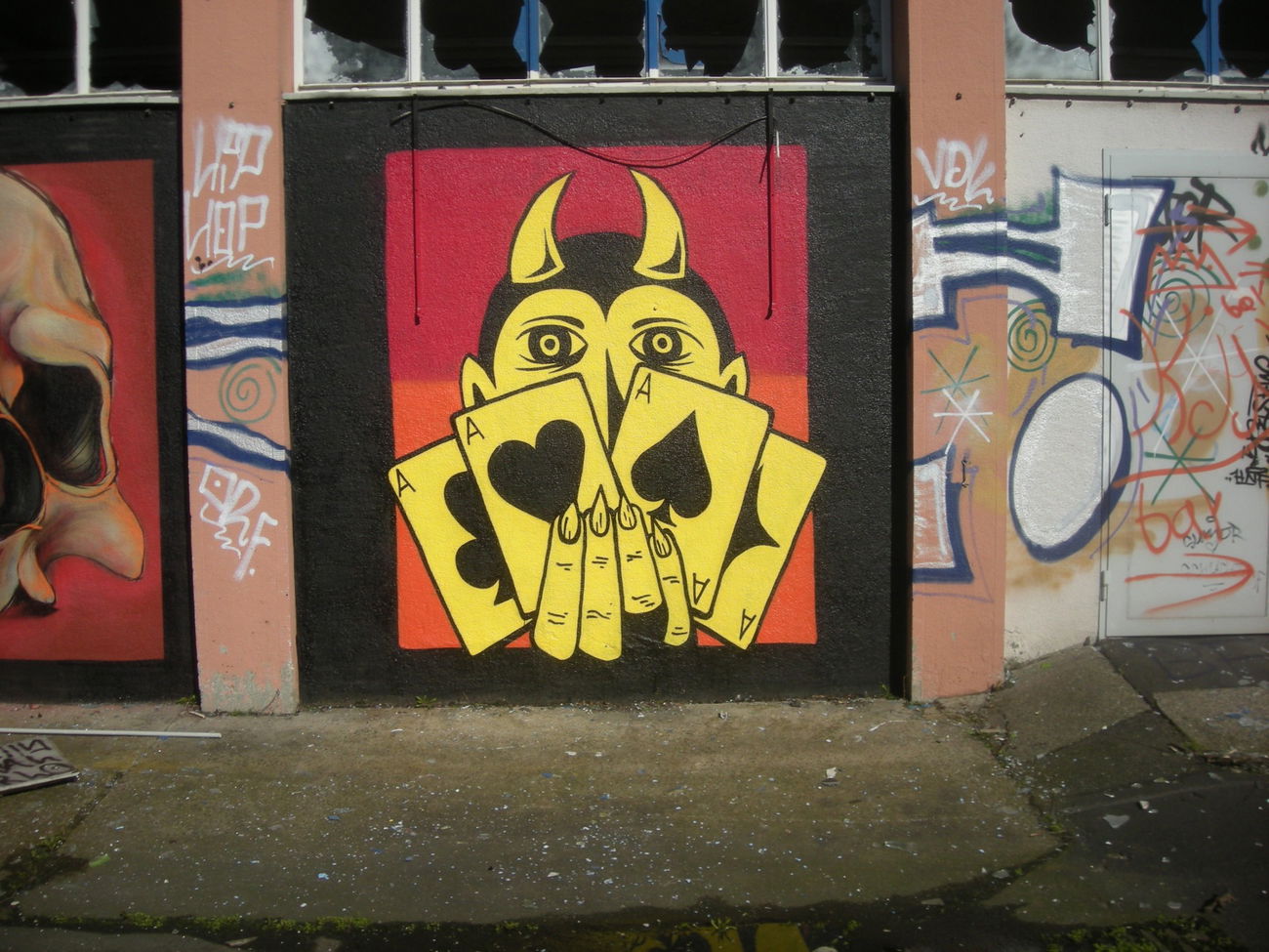 Graffiti Wall in Bonn - Photo by Nameless