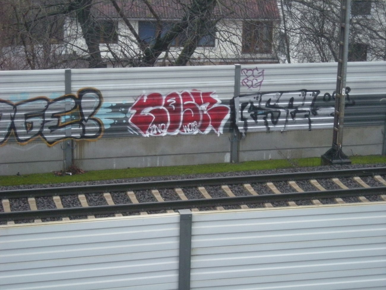 Graffiti Bombing in Osnabrück - Photo by Nameless - ESEL, NOSK, NLF (2017)