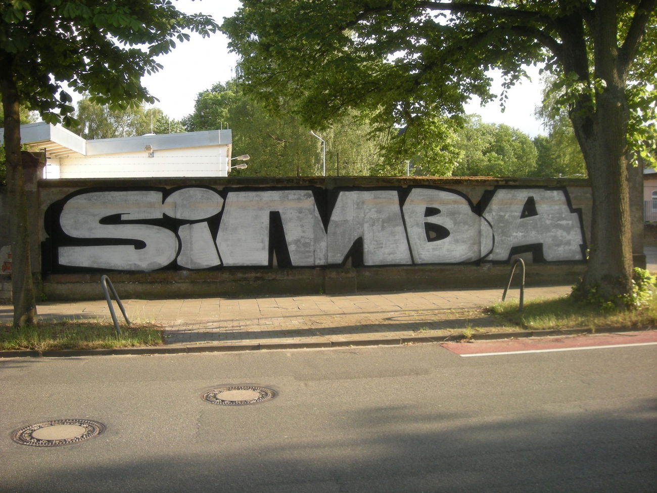 Graffiti Bombing in Osnabrück - Photo by Nameless - SIMBA, ABM, TGF (2016)