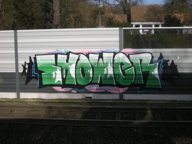 Graffiti Wall in Osnabrück hasetor bahnhof - Photo by Nameless - SHOWER, SHOtWO, SHO2