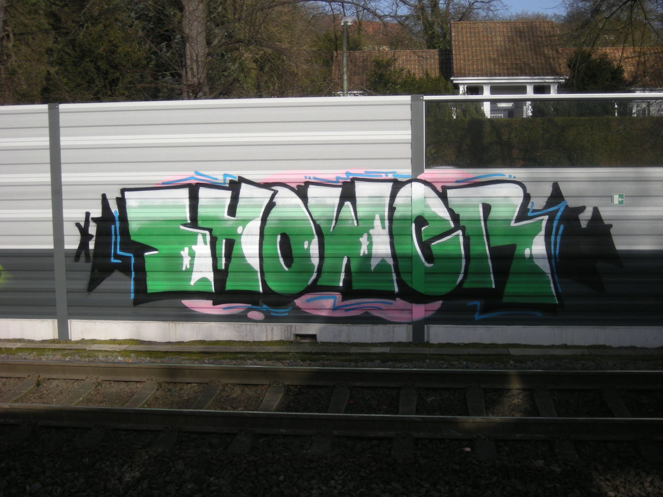 Graffiti Wall in Osnabrück hasetor bahnhof - Photo by Nameless - SHOWER, SHOtWO, SHO2