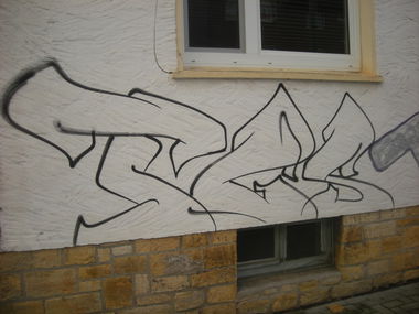 Graffiti Bombing in Osnabrück - Photo by Nameless - TGS (2015)