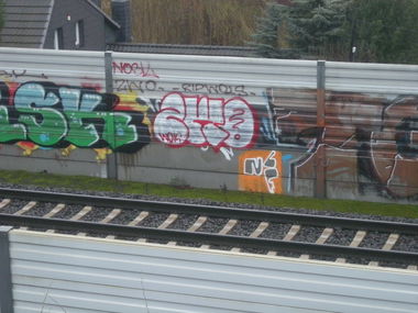 Graffiti Bombing in Osnabrück - Photo by Nameless - ZWO (2017)